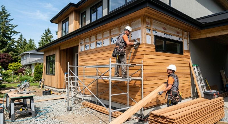 Wood Barn Siding Installation in Boston, MA