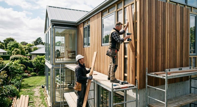Wood Cladding Installation in Boston, MA